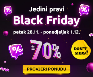 Black Friday 2025 - provjeri ponudu