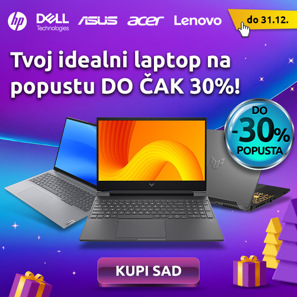 Laptopi do 30%