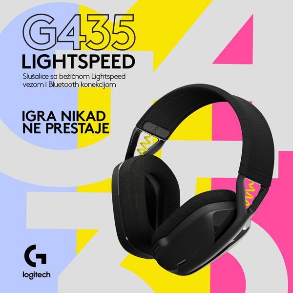 Slušalice Logitech G435