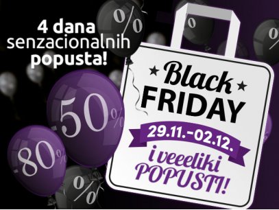 Informacije o rasprodanim Black Friday proizvodima do petka 13 sati