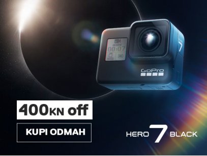 GOPRO HERO 7 BLACK JE NA POPUSTU!