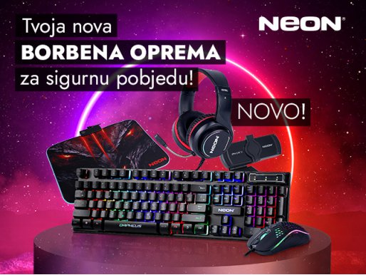 NEON periferija - sve što trebaš za vrhunski gaming!