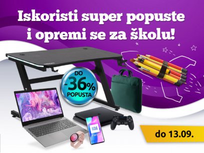 Iskoristi super popuste I opremi se za školu!