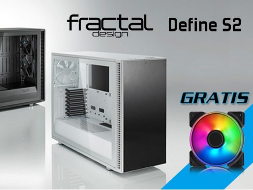 Uz kupnju FRACTAL DESIGN DEFINE S2 kućišta dobivaš RGB ventilator besplatno!