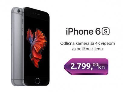 Snizili smo cijenu iPhone 6S pametnog telefona