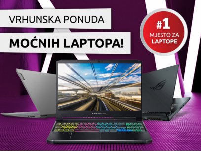 Vrhunska ponuda moćnih laptopa!