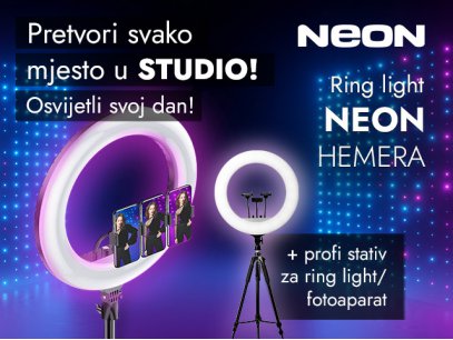 NEON HEMERA - ring light za bolje osvjetljenje svih prostora!