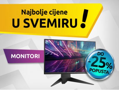 Svi monitori na lageru su na svemirski dobroj akciji!