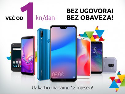 SMARTPHONE VEĆ ZA 1 KUNU DNEVNO - INFORMACIJE