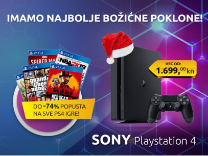 Potraži svoju novu konzolu već od 1699 kn ili PS4 igru na popustu do -74%!