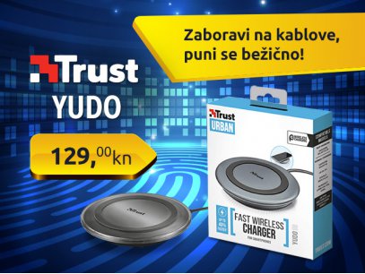 TRUST Yudo FAST WIRELESS PUNJAČ