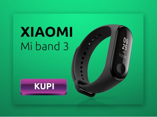 Aktiviraj proljeće uz XIAOMI MI BAND 3 pametnu narukvicu