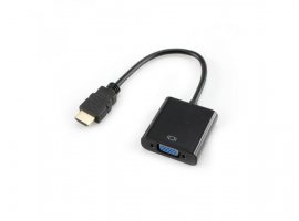  Video adapter SBOX HDMI(m) na VGA(ž), 0.2m, crni 