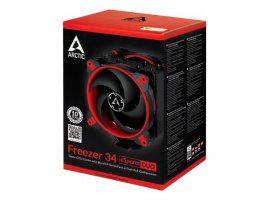  Hladnjak za procesor ARCTIC Freezer 34 eSports DUO Black/Red, gaming, AMD AM5/AM4, INTEL 1700/1200/2066/2011(-3)/1155/1151/1150/1156