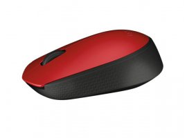  Miš LOGITECH M171, optički, bežični, USB, crveni (910-004641)