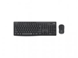  Tipkovnica + miš LOGITECH MK295, bežična, tamnosiva (920-009809)