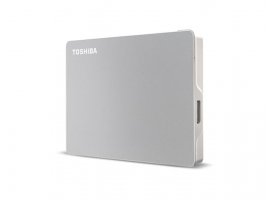  Eksterni tvrdi disk, 1 TB, TOSHIBA Canvio Flex, 2.5", USB 3.2 Gen 1 (Type-C + Type-A kabel), srebrni, HDTX110ESCAA