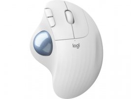  Miš LOGITECH M575 ERGO Trackball, bežični, BT, bijeli (910-005870)