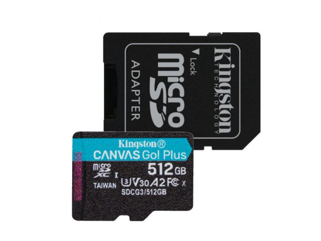 Карта памяти microsdxc kingston canvas go plus 128 гб sdcg3 128gb