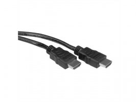  Video kabel SECOMP HDMI(m) na HDMI(m), 5.0m, s mrežom, crni
