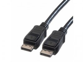  Video kabel ROLINE VALUE, DisplayPort DP(m) na DP(m) v1.2, 2.0m, crni