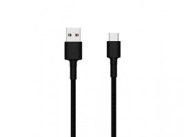  Kabel XIAOMI USB-C(m) na USB-A(m), 1m, pleteni, crni