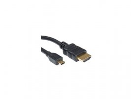  Video kabel ROLINE HDMI(m) na Micro HDMI(m) v1.4, 2.0m, s mrežom, crni