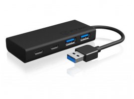  USB HUB ICY BOX IB-HUB1426-U3, 2x USB-C, 2x USB-A