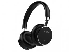  Bluetooth slušalice AIWA HSTBTN-800BK Silence Edition, ANC, naglavne, crne