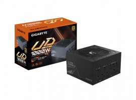  Napajanje GIGABYTE UD1000GM PG5, 1000 W, ultra durable, PCIe Gen 5.0, modularno, 120 mm smart control fan, 80+ Gold