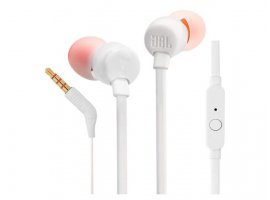  Slušalice JBL Tune 110, In-Ear, 3.5mm, mikrofon, bijele (JBLT110WHT)