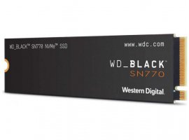  SSD disk 1 TB, WESTERN DIGITAL Black SN770, M.2 2280, PCIe 4.0 x4 NVMe, 3D NAND, WDS100T3X0E