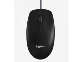  Miš LOGITECH M100, optički, žičani, USB, crno-sivi (910-006652)