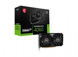  Grafička kartica MSI NVIDIA GeForce RTX4060 Ventus 2X Black OC, 8 GB GDDR6, DLSS 3