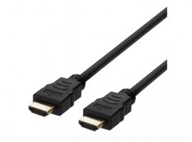  Video kabel DELTACO HDMI (m) na HDMI (m), 0.5m, 8K, 60Hz, Ultra High Speed, pozlaćeni konektori, kutija, crni