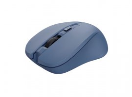  Miš TRUST Mydo Silent v2, optički, bežični, USB, plavi (25041)
