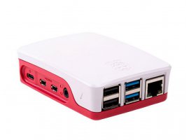  Kućište RASPBERRY PI 4 SC0229, bijelo/crveno