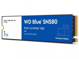  SSD disk 1 TB, WESTERN DIGITAL Blue SN580, M.2 2280, PCIe 4.0 x4 NVMe, WDS100T3B0E