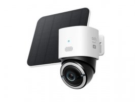  Nadzorna kamera ANKER EUFY Security S330 4G (T86P2321), vanjska, 2K 360°, LTE/WiFi, solarni panel, AI detekcija, bijela