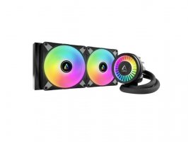  Vodeno hlađenje ARCTIC Liquid Freezer III 280 A-RGB Black, Intel 1851, 1700; AMD AM5, AM4