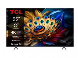  QLED TV TCL 55C655, 55" (140 cm), Ultra HD (4K), VRR 120Hz, Dolby Vision, Dolby Atmos, 2.1ch, Game Master 3.0, Smart/Android TV