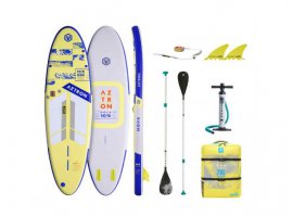  SUP daska AZTRON Nova Compact 10'0", max 115kg, set, žuto plava