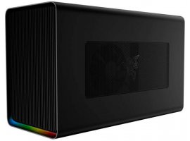  Eksterno kućište za grafičku karticu RAZER Core X Chroma, eGPU, Thunderbolt 3, PCIe 3.0 x16, 4x USB 3.1, 1x GLAN, 500 W GPU input power (RC21-01430100-R3W1)