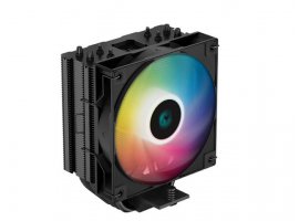  Hladnjak za procesor DEEPCOOL AG400 BK ARGB, Intel 1700/1200/1151/1150/1155; AMD AM5/AM4; 120mm, 240W TDP, Black