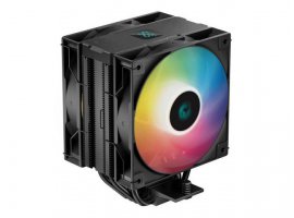  Hladnjak za procesor DEEPCOOL AG400 Digital Plus ARGB, Intel 1700/1200/1151/1150/1155; AMD AM5/AM4; 2x 120mm, Black