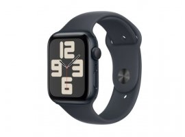  Pametni sat APPLE Watch SE2 (v3), GPS, 44mm, Midnight Aluminum Case / Midnight Sport Band, S/M (mxej3qh/a)