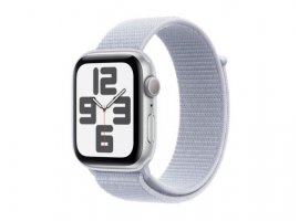  Pametni sat APPLE Watch SE2 (v3), GPS, 44mm, Silver Aluminum Case / Blue Cloud Sport Loop (mxet3qh/a)