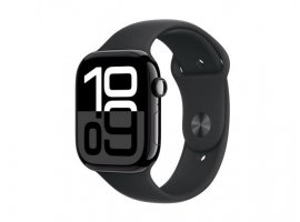  Pametni sat APPLE Watch S10, GPS 46mm, Jet Black Aluminum Case / Black Sport Band, M/L (mwwq3qh/a)