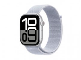  Pametni sat APPLE Watch S10, GPS 46mm, Silver Aluminum Case / Blue Cloud Sport Loop (mwwn3qh/a)