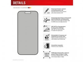  Zaštitno staklo DISPLEX Privacy Glass Full Cover za iPhone 16 Plus (02017)